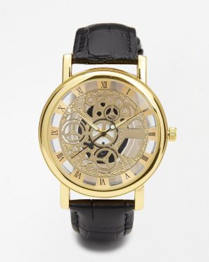 watch-9 Đồng hồ Nam bán tự động Skeleton